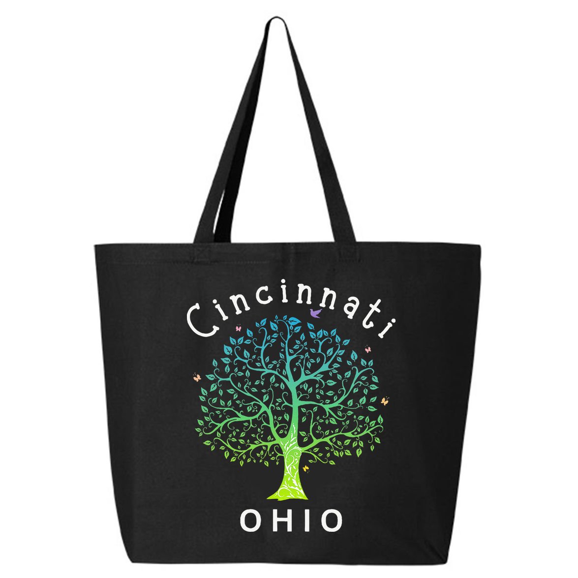 Cincinnati Ohio With Tree Love For Cincinnati 25L Jumbo Tote
