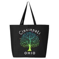 Cincinnati Ohio With Tree Love For Cincinnati 25L Jumbo Tote