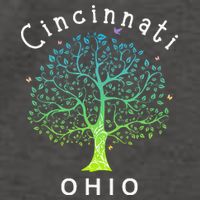 Cincinnati Ohio With Tree Love For Cincinnati Vector Backpack