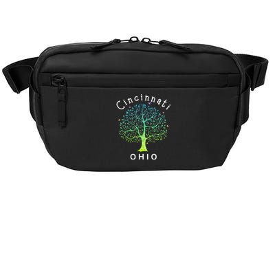 Cincinnati Ohio With Tree Love For Cincinnati Crossbody Pack