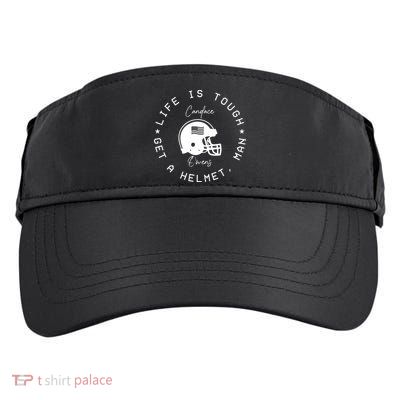Candace Owens Wearing Life Is Tough Get A Helmet Man Adult Drive Performance Visor