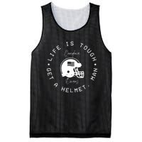 Candace Owens Wearing Life Is Tough Get A Helmet Man Mesh Reversible Basketball Jersey Tank