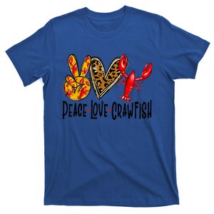 Crawfish Outfit Women Girl Craw Fish Season Leopard Love T-Shirt