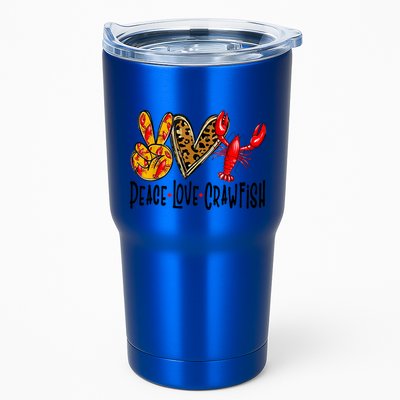 Crawfish Outfit Women Girl Craw Fish Season Leopard Love Tumbler