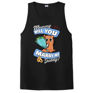 Cute Otter Wedding Offer Mommy Will You Marry My Daddy Cute Gift PosiCharge Competitor Tank