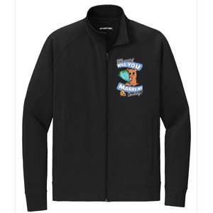 Cute Otter Wedding Offer Mommy Will You Marry My Daddy Cute Gift Stretch Full-Zip Cadet Jacket