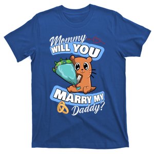 Cute Otter Wedding Offer Mommy Will You Marry My Daddy Cute Gift T-Shirt