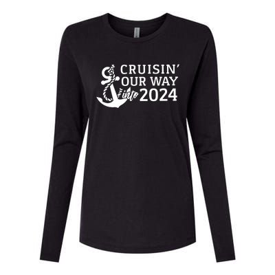 Cruising Our Way Into 2024 Cruise Womens Cotton Relaxed Long Sleeve T-Shirt