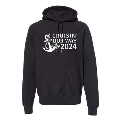 Cruising Our Way Into 2024 Cruise Premium Hoodie