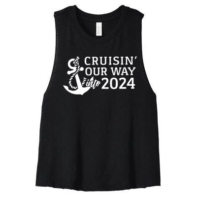 Cruising Our Way Into 2024 Cruise Women's Racerback Cropped Tank