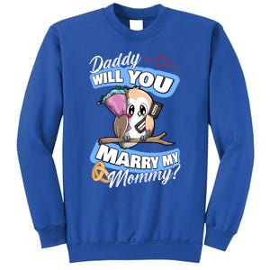 Cute Owl Wedding Offer Daddy Will You Marry My Mommy Funny Gift Sweatshirt