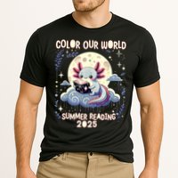 Color Our World Summer Reading Program 2025 Funny Axolotl Performance Shirt