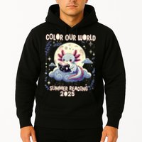 Color Our World Summer Reading Program 2025 Funny Axolotl Hoodie