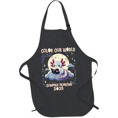 Color Our World Summer Reading Program 2025 Funny Axolotl Apron