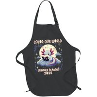 Color Our World Summer Reading Program 2025 Funny Axolotl Apron