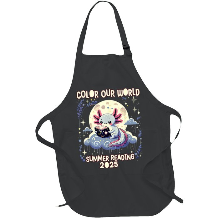 Color Our World Summer Reading Program 2025 Funny Axolotl Apron