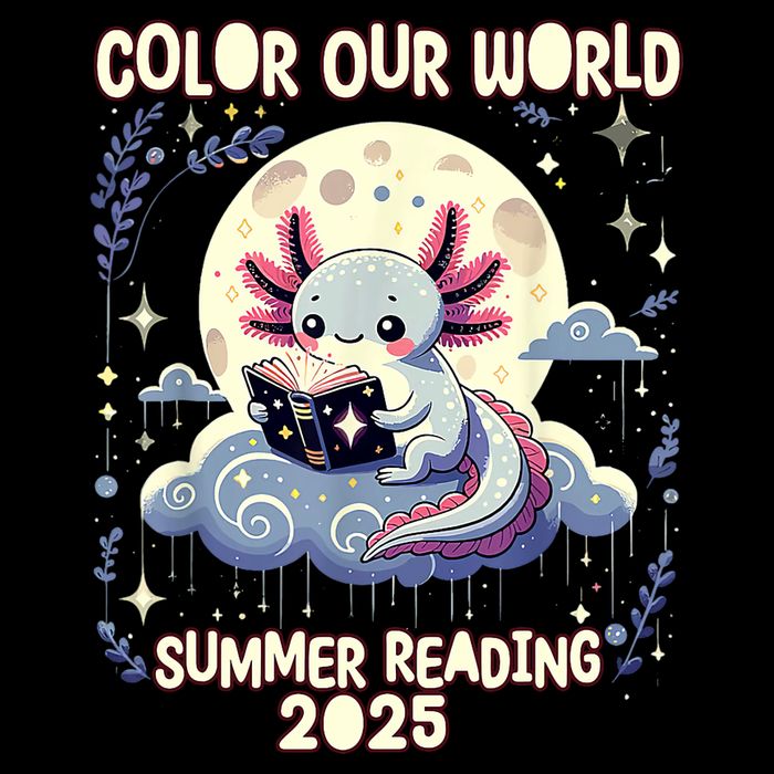 Color Our World Summer Reading Program 2025 Funny Axolotl Mug