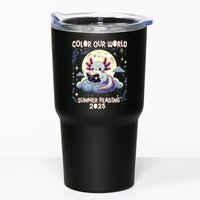 Color Our World Summer Reading Program 2025 Funny Axolotl Tumbler