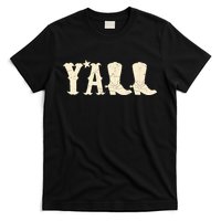 Cowboy Boots Y'ALL T-Shirt