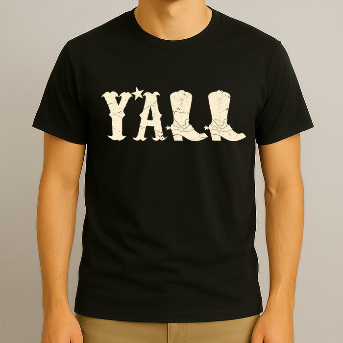 Cowboy Boots Y'ALL T-Shirt
