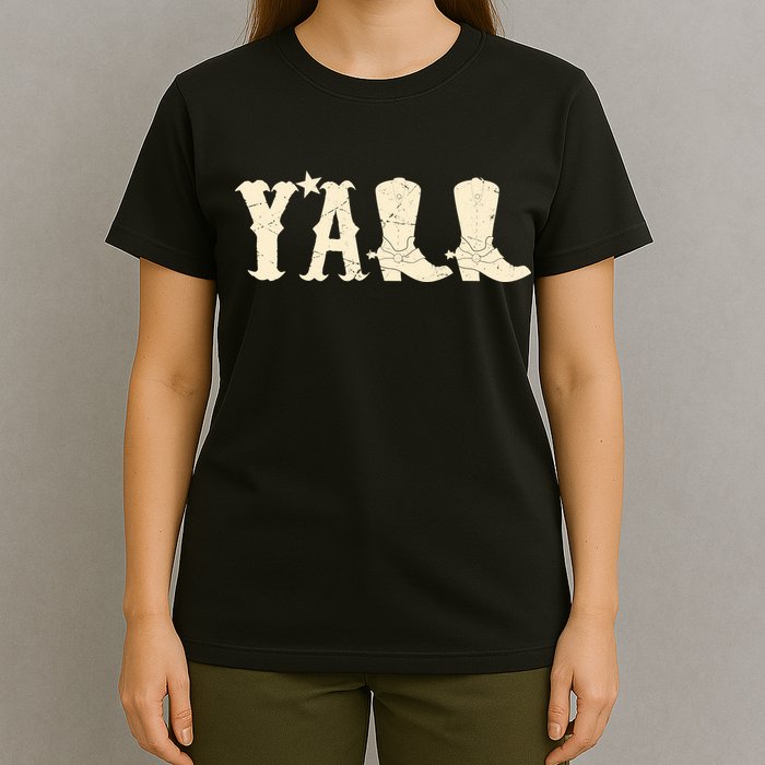 Cowboy Boots Y'ALL T-Shirt