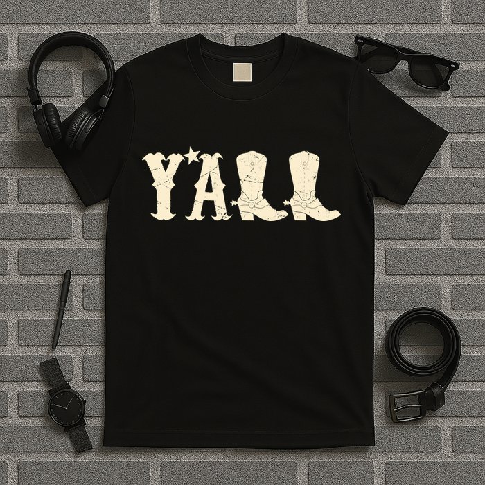 Cowboy Boots Y'ALL T-Shirt