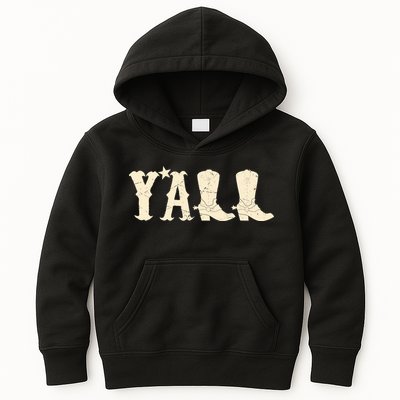 Cowboy Boots Y'ALL Kids Hoodie