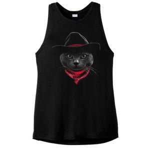 Cowboy Cat Ladies PosiCharge Tri-Blend Wicking Tank