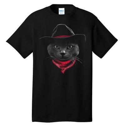 Cowboy Cat Tall T-Shirt