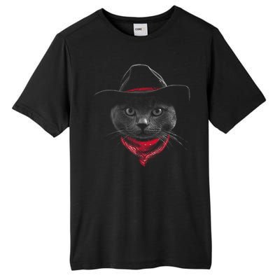 Cowboy Cat Tall Fusion ChromaSoft Performance T-Shirt