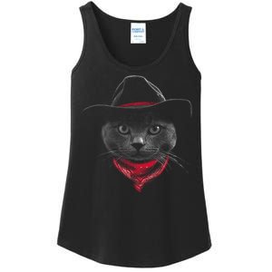 Cowboy Cat Ladies Essential Tank