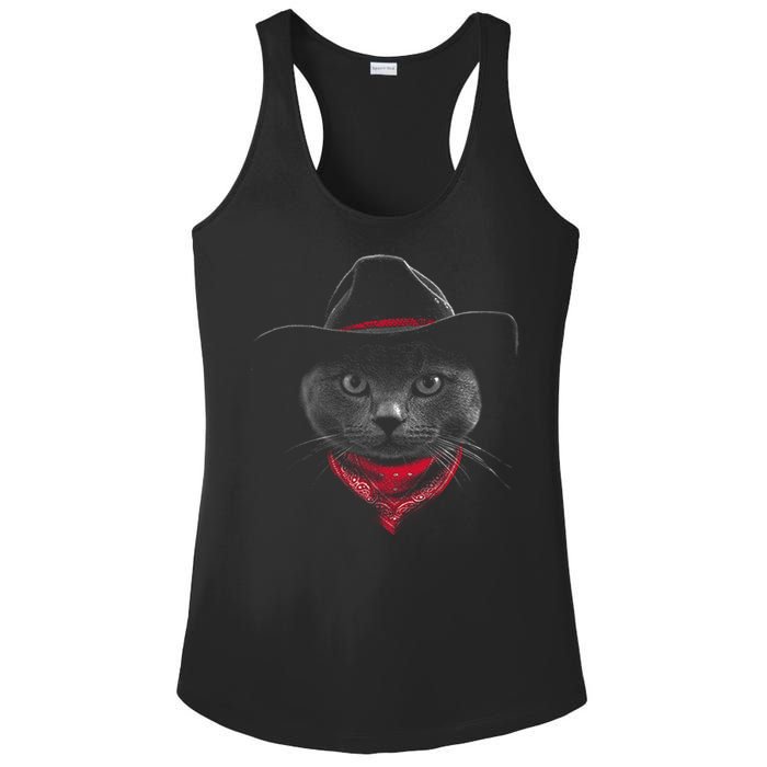 Cowboy Cat Ladies PosiCharge Competitor Racerback Tank