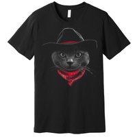 Cowboy Cat Premium T-Shirt