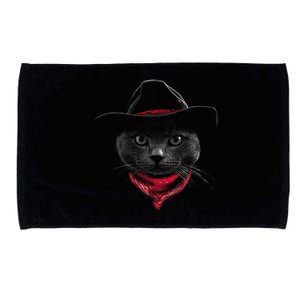 Cowboy Cat Microfiber Hand Towel