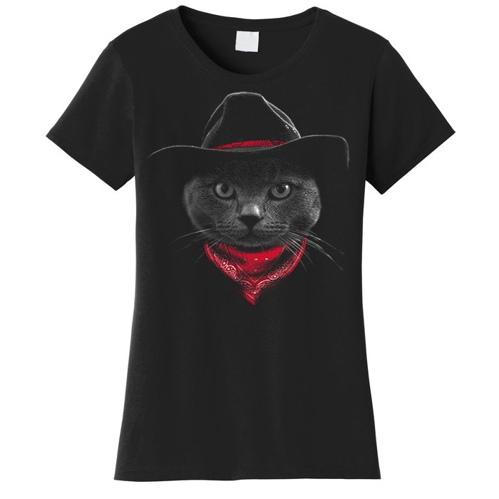 Cowboy Cat Women's T-Shirt