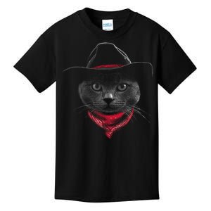 Cowboy Cat Kids T-Shirt