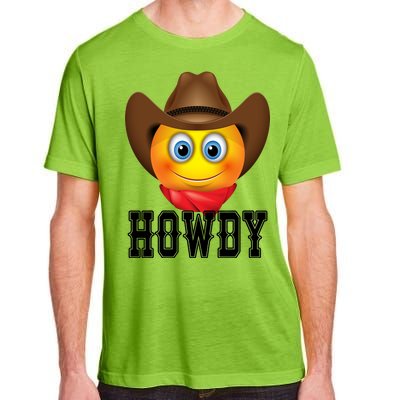 Cowboy Emoji HOWDY! Adult ChromaSoft Performance T-Shirt