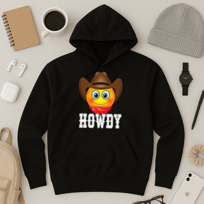 Cowboy Emoji HOWDY! Hoodie
