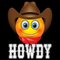 Cowboy Emoji HOWDY! Hoodie
