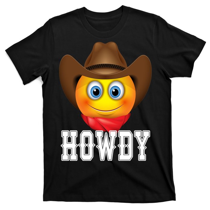 Cowboy Emoji HOWDY! T-Shirt