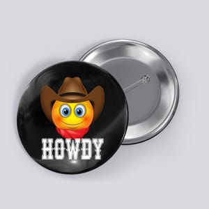 Cowboy Emoji HOWDY! Button