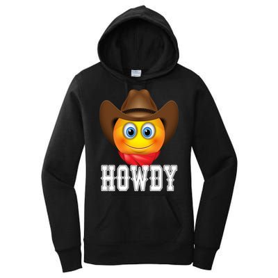 Cowboy Emoji HOWDY! Women's Pullover Hoodie