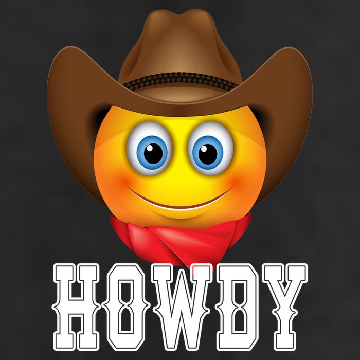 Cowboy Emoji HOWDY! Trucker Hat