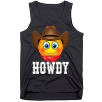 Cowboy Emoji HOWDY! Tank Top