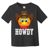 Cowboy Emoji HOWDY! Toddler T-Shirt