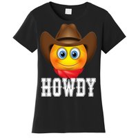 Cowboy Emoji HOWDY! Women's T-Shirt