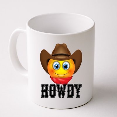 Cowboy Emoji HOWDY! Coffee Mug