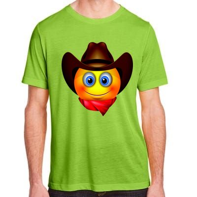 Cowboy Emoji Smiley Adult ChromaSoft Performance T-Shirt