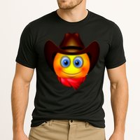 Cowboy Emoji Smiley Cooling Performance Crew T-Shirt