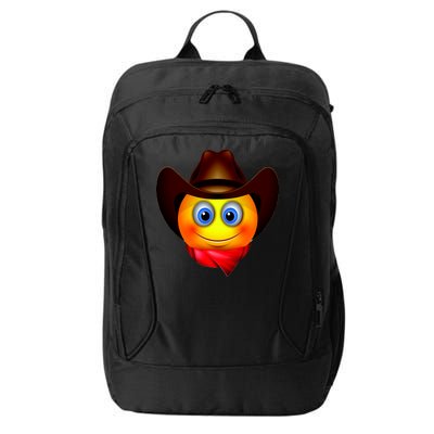 Cowboy Emoji Smiley City Backpack